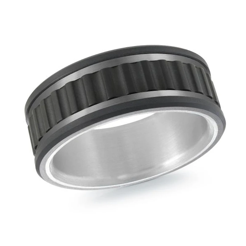 14K White Gold, Tantalum