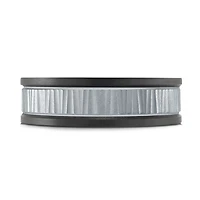 14K White Gold, Tantalum