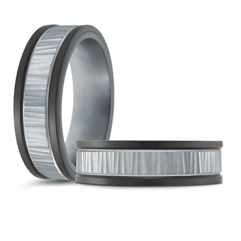 14K White Gold, Tantalum