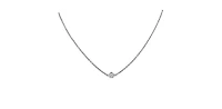 14K White Gold 0.20 cttw Diamond Pendant