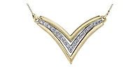 10K Yellow Gold cttw Diamond Necklace