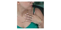 10K White & Rose Gold cttw Diamond Necklace