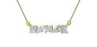 10K Yellow Gold 0.50cttw Lab Grown Diamond Necklace - 18 Inches