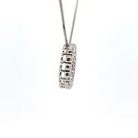 10K White Gold 1.00cttw Diamond Necklace