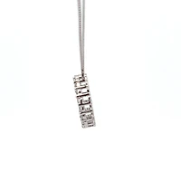 10K White Gold 0.25cttw Diamond Necklace