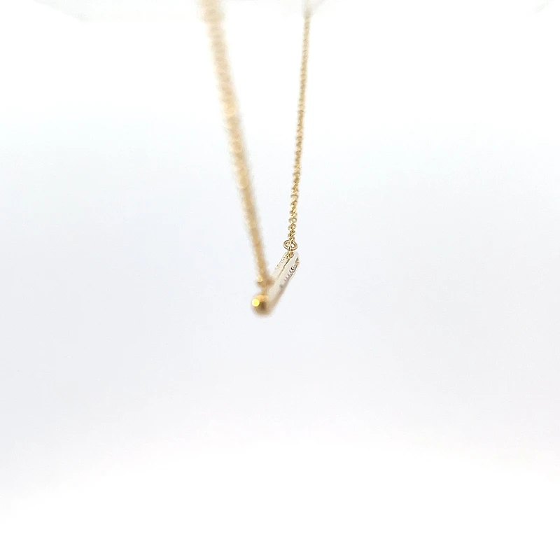 10k Yellow Gold 0.249cttw Canadian Diamond Necklace