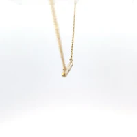 10k Yellow Gold 0.249cttw Canadian Diamond Necklace