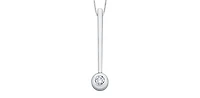 10K White Gold cttw Diamond Pendant