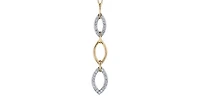 10K White Gold cttw Diamond Pendant