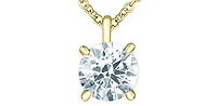 14K Yellow Gold 2.00ct Lab Grown Diamond Necklace