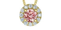 10K Yellow Gold 0.33cttw Lab Grown Diamond Necklace