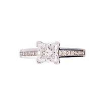 18K White Gold 1.47cttw Lab Grown Diamond Engagement Ring