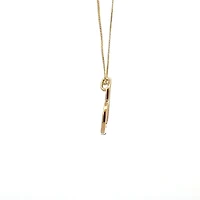 10K Gold 0.03cttw Canadian Diamond Heart Pendant