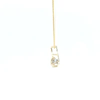 10K White Gold Diamond Necklace