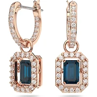 Swarovski - SS UNA Rainbow, Blue Rose Tone Earrings - 5639752