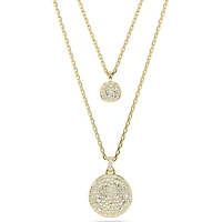 Swarovski Meteora layered pendant, White