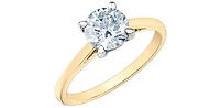 14K Gold 1.50Cttw Lab Grown Round Brilliant Cut Diamond Engagement Ring