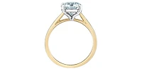 14K Gold 2.00Cttw Lab Grown Round Brilliant Cut Diamond Engagement Ring
