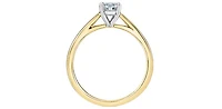 14K Gold 0.75Cttw Lab Grown Round Brilliant Cut Diamond Engagement Ring