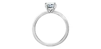 14K White Gold 1.08 cttw Lab Grown Cushion Cut Diamond Ring - 4 /