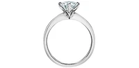 14K White Gold ct Lab Grown Diamond Engagement Ring