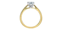14K Yellow and White Gold Lab Grown Diamond Ring - 4 /