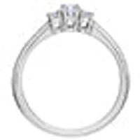 14K White Gold 0.25cttw Diamond Engagement Ring