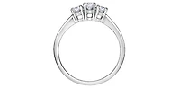 14K White Gold 0.50cttw Diamond Engagement Ring - 4.5