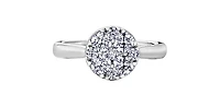 14K White Gold 0.66cttw Diamond Engagement Ring - / 4.5