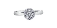 14K White Gold 1.00cttw Diamond Engagement Ring