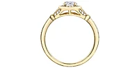 10K Yellow Gold 0.44 ct Canadian Diamond Ring - 4.5