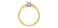 18K Yellow Gold 0.35cttw Canadian Diamond Engagement Ring - / 4.5