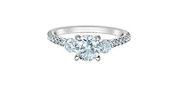 14K White Gold 1.56cttw Round Lab Grown Diamond Engagement Ring - 4.5