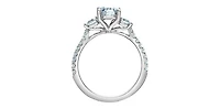 14K White Gold 1.56cttw Round Lab Grown Diamond Engagement Ring - 4.5