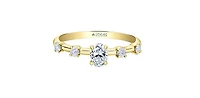 14K Yellow Gold 0.50cttw Canadian Diamond Engagement Ring - 4.5