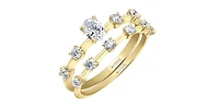 14K Yellow Gold 0.50cttw Canadian Diamond Engagement Ring - 4.5