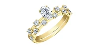 14K Yellow Gold 0.70cttw Canadian Diamond Engagement Ring - 4.5