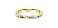 14K Yellow Gold 0.20cttw Diamond Ring - 4.5