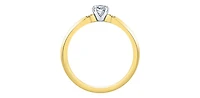 14K Yellow Gold 0.30cttw Canadian Diamond Engagement Ring - /