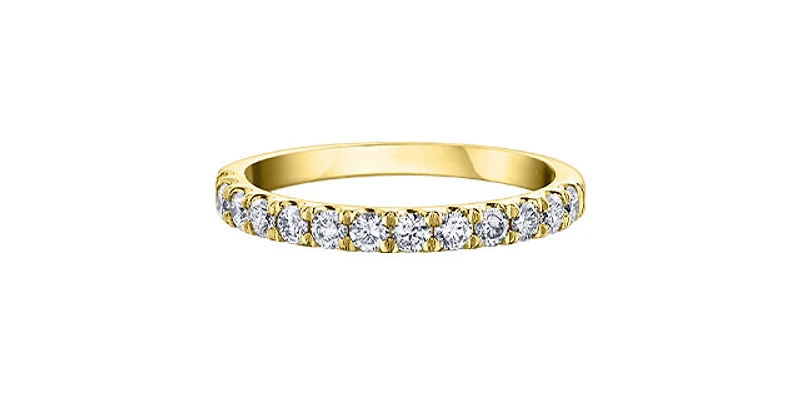 10K Yellow Gold 0.50cttw Diamond Band