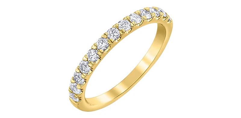 10K Yellow Gold 0.50cttw Diamond Band