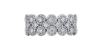 10K White Gold 1.14 cttw Diamond Ring