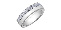 14K White Gold 1.0cttw Diamond Ring