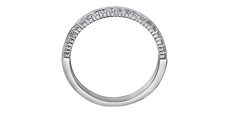 10K White Gold 0.15cttw Diamond Ring