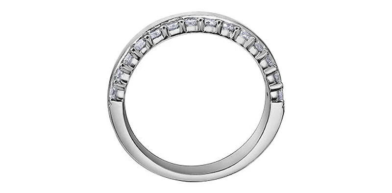 14K White Gold 0.75cttw Diamond Ring
