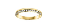 14K Yellow Gold 0.25cttw Diamond Band