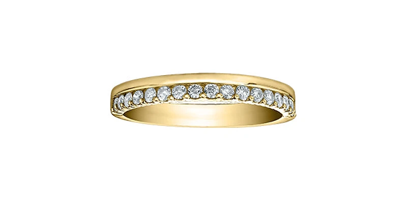 14K Yellow Gold 0.33cttw Diamond Band - 4.5