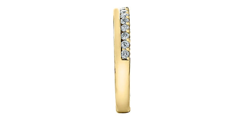 14K Yellow Gold 0.33cttw Diamond Band - 4.5