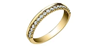 14K Yellow Gold 0.33cttw Diamond Band - 4.5