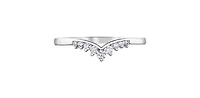 14K White Gold 0.25cttw Diamond Ring